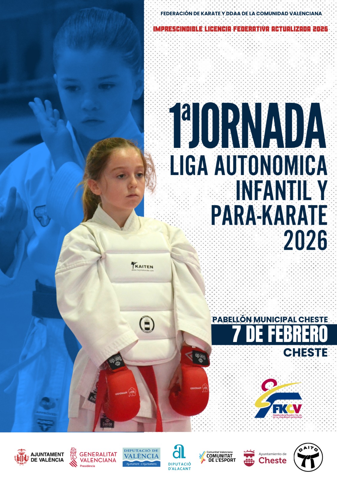 1ª JORNADA LIGA AUTONÓMICA INFANTIL PARA-KARATE 2026