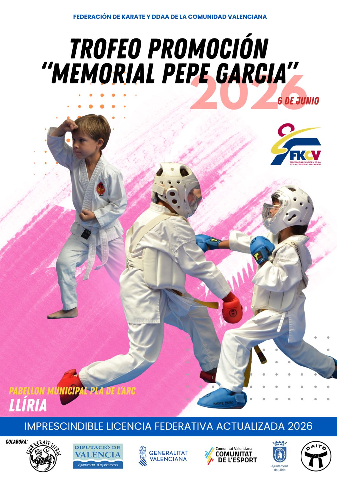 TROFEO PROMOCIÓN LLIRIA III Memorial Pepe García