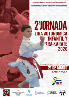 2ª JORNADA LIGA AUTONÓMICA INFANTIL PARA-KARATE 2026